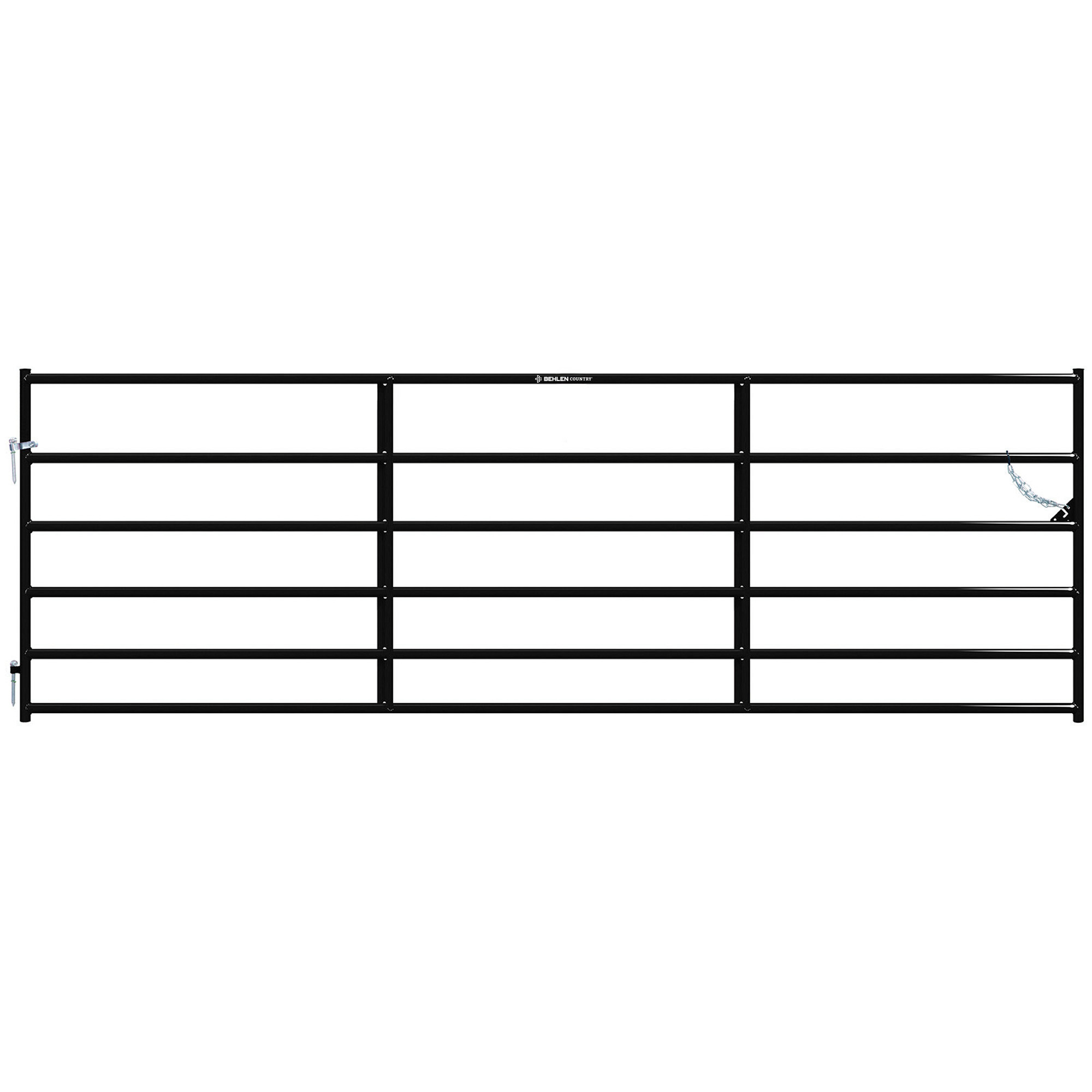 Behlen Country 14' Heritage Square Corner Gate | Black